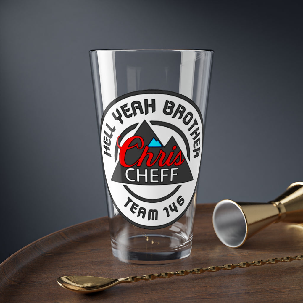 "Chris Cheff" HELL YEAH BROTHER 146 Logo Pint