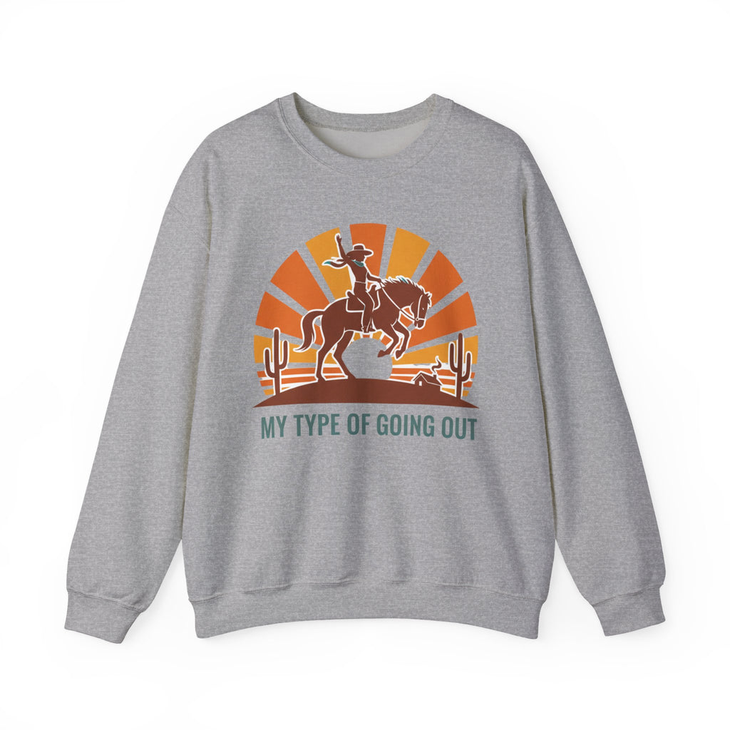 "My Type of Going Out" Crew Neck | Sweater