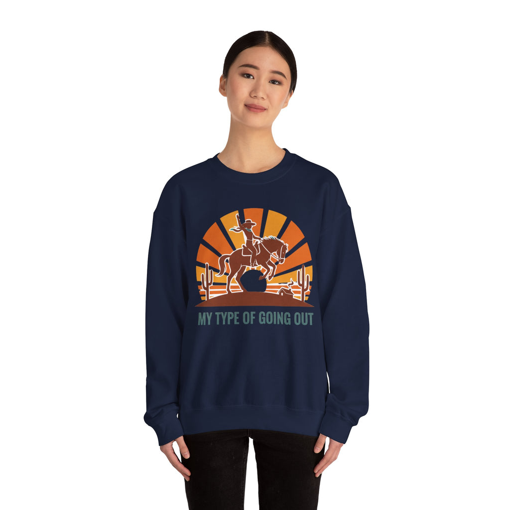"My Type of Going Out" Crew Neck | Sweater