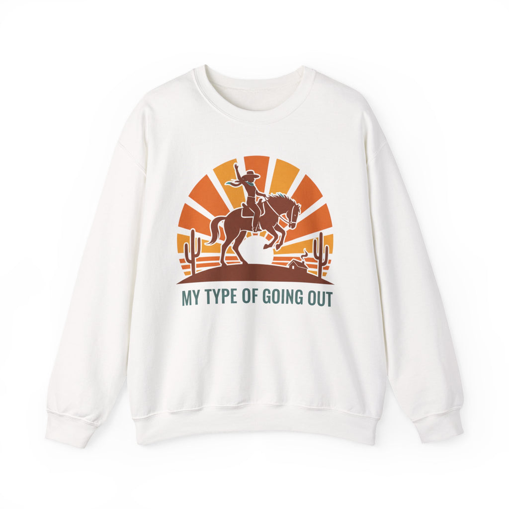 "My Type of Going Out" Crew Neck | Sweater