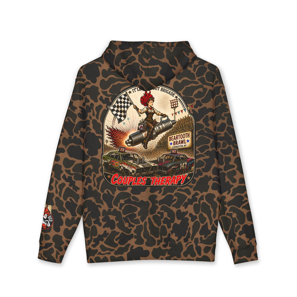 Hot Head Red Vintage "Go Fast Don't Die" Hoodie