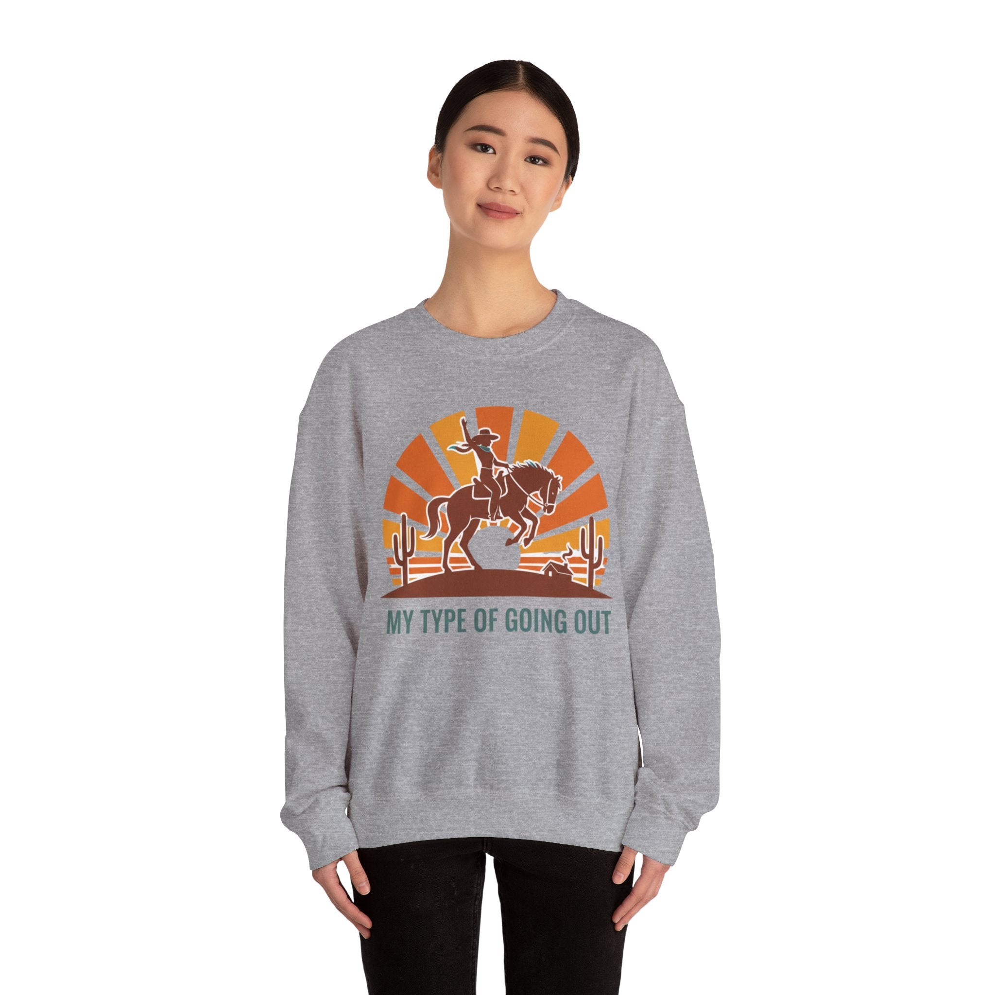 "My Type of Going Out" Crew Neck | Sweater
