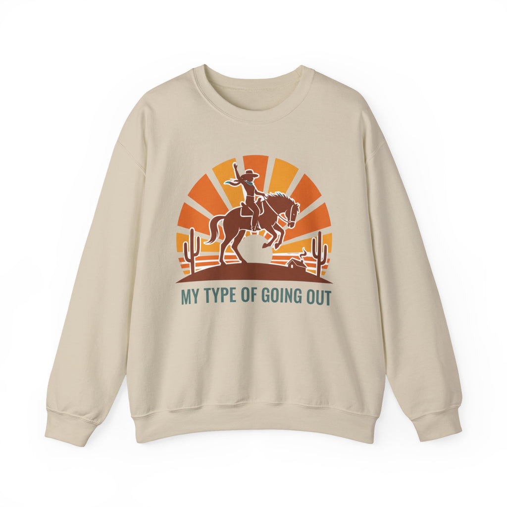 "My Type of Going Out" Crew Neck | Sweater