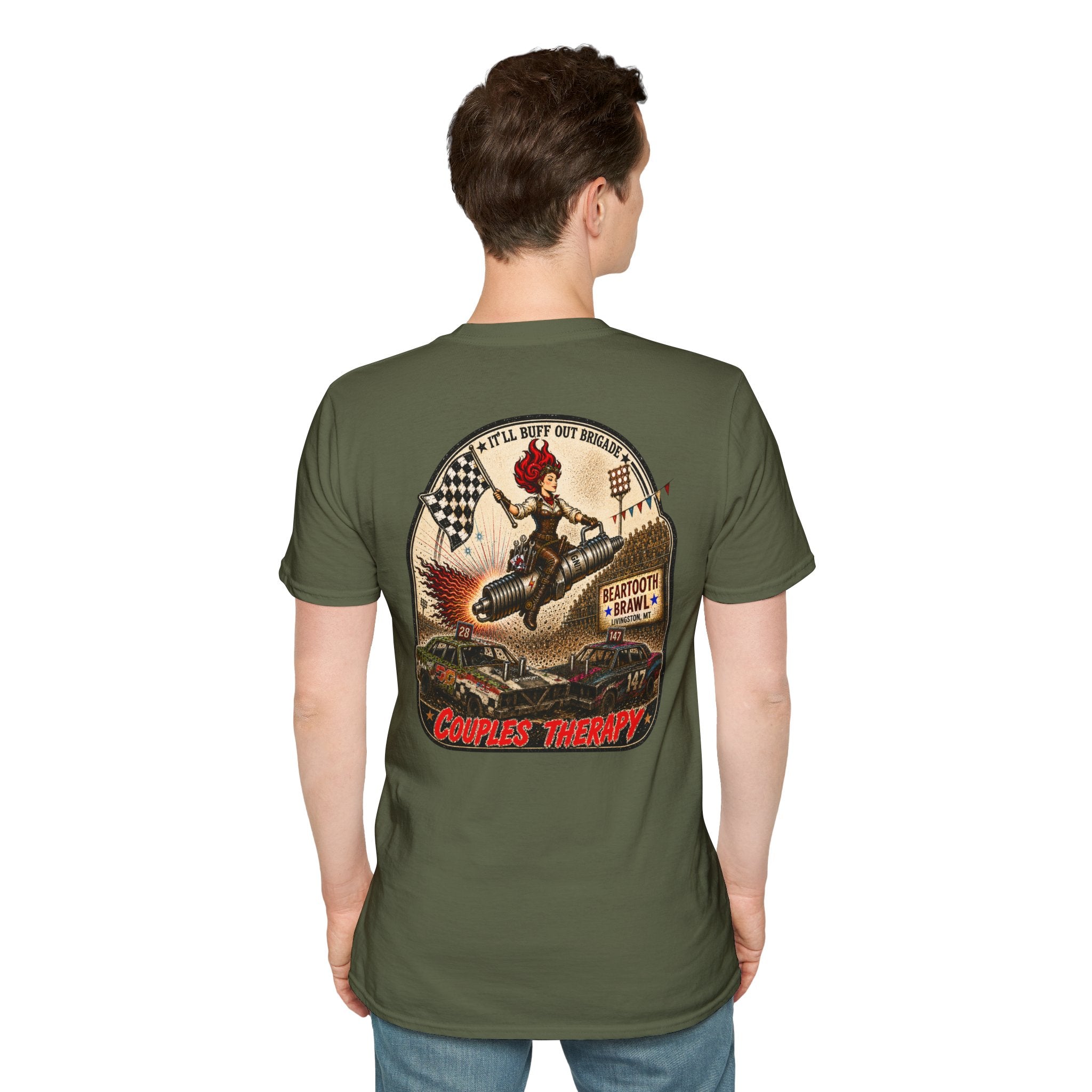 "Go Fast Don't Die" Derby Graphic T