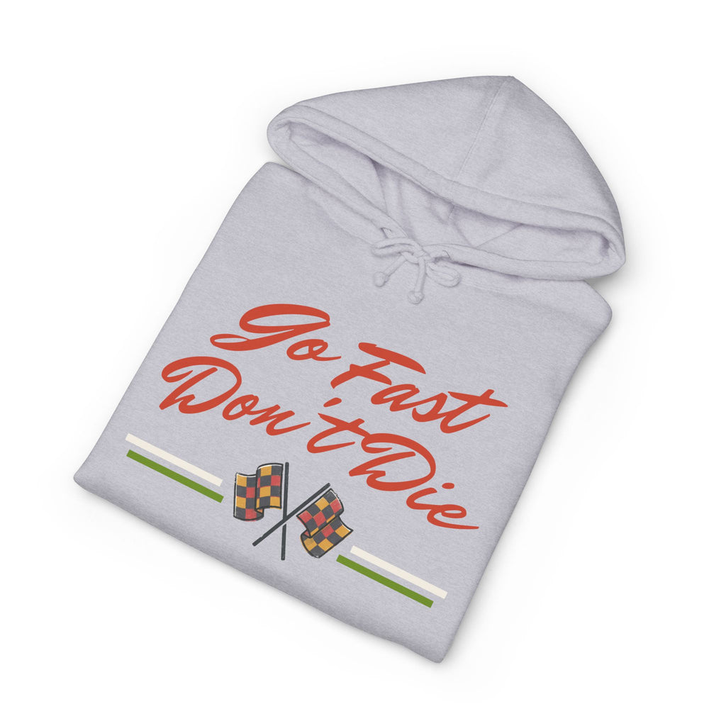 Hot Head Red Vintage "Go Fast Don't Die" Hoodie