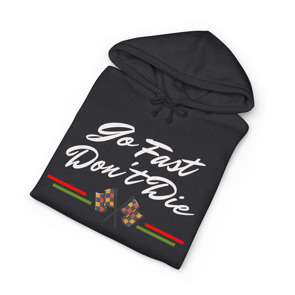 Hot Head Red Vintage "Go Fast Don't Die" Hoodie