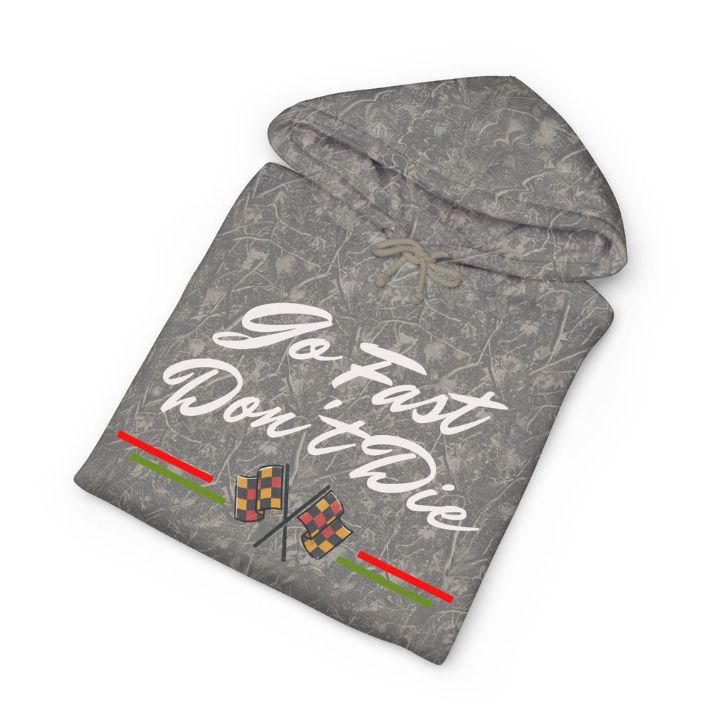 Hot Head Red Vintage "Go Fast Don't Die" Hoodie