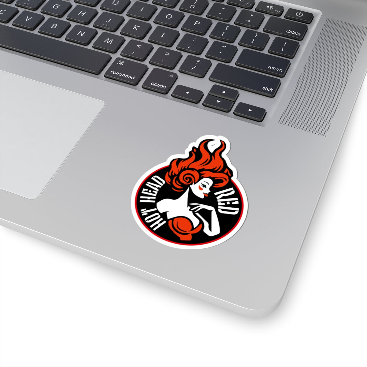 Hot Head Red Kiss-Cut Sticker