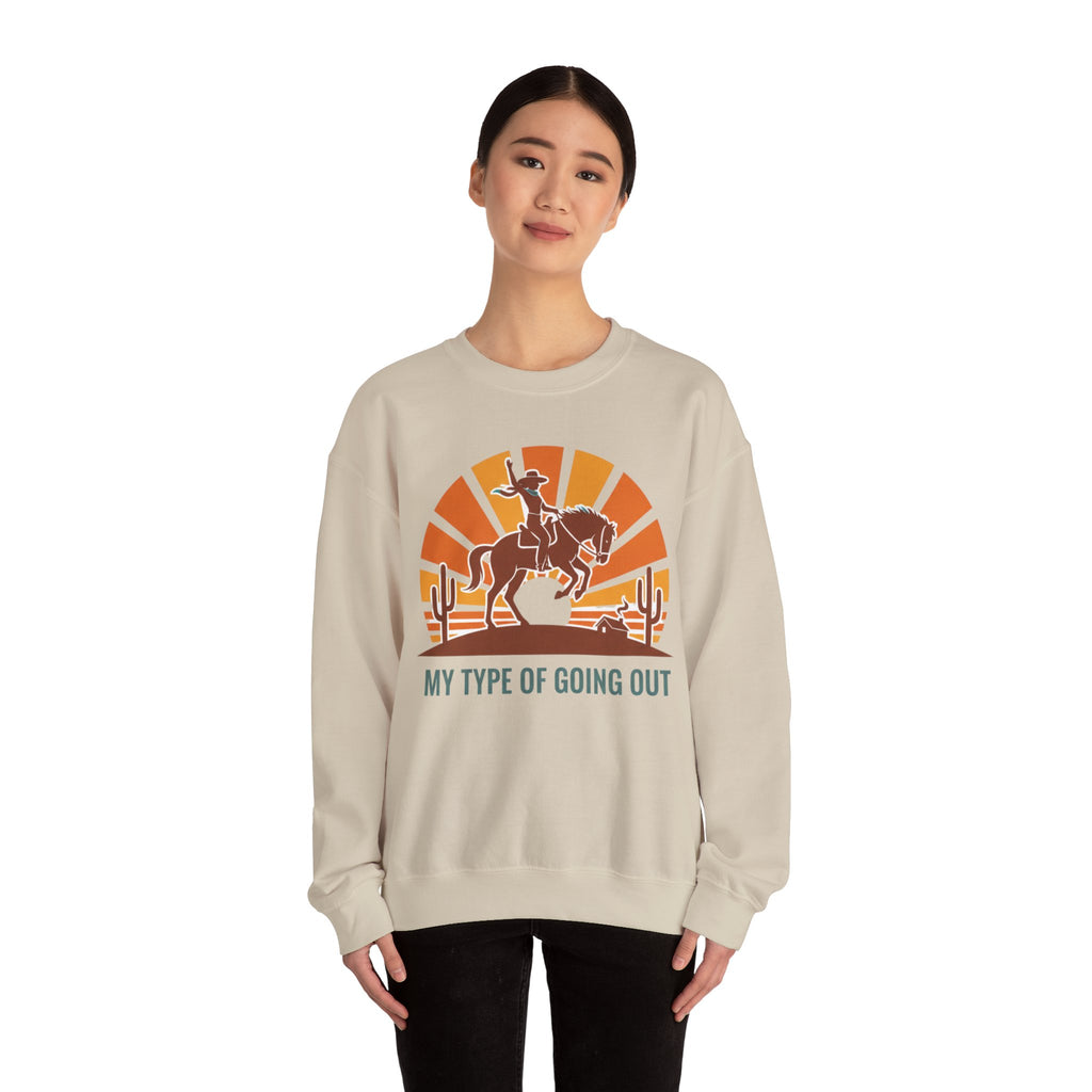 "My Type of Going Out" Crew Neck | Sweater