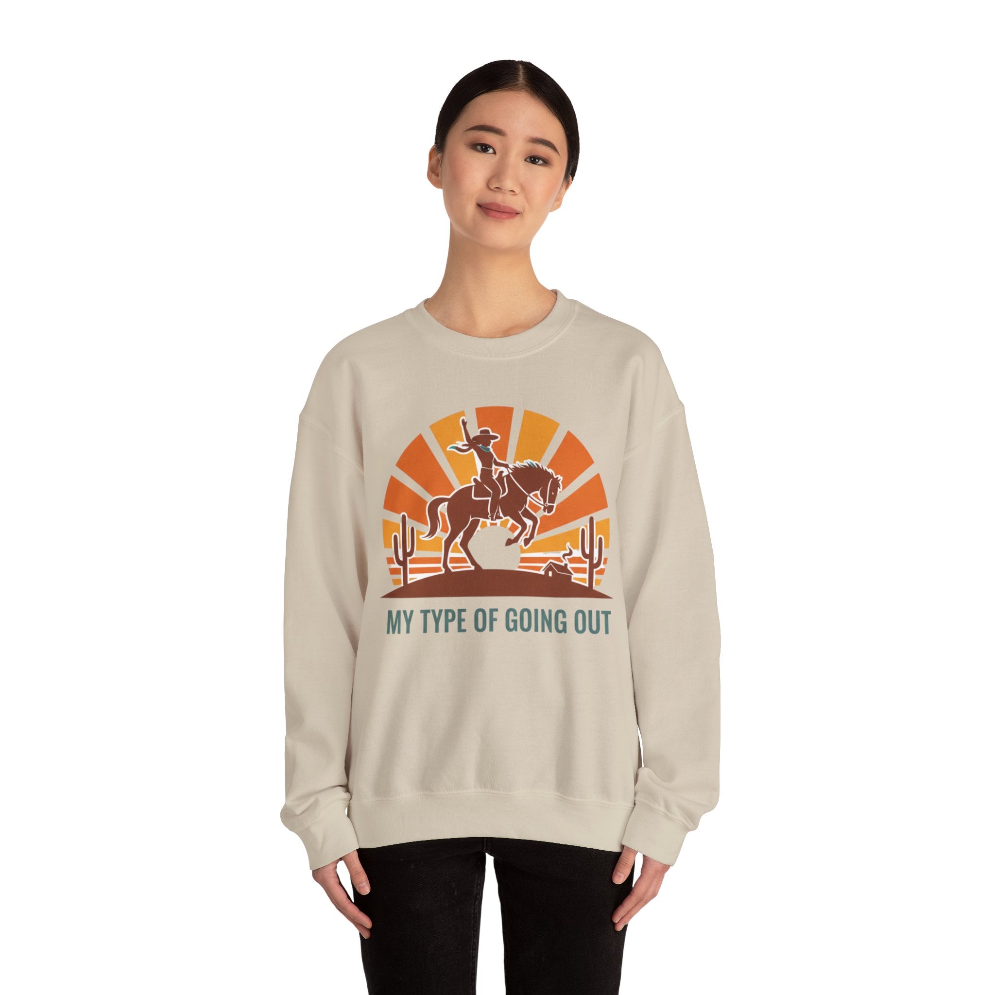 "My Type of Going Out" Crew Neck | Sweater