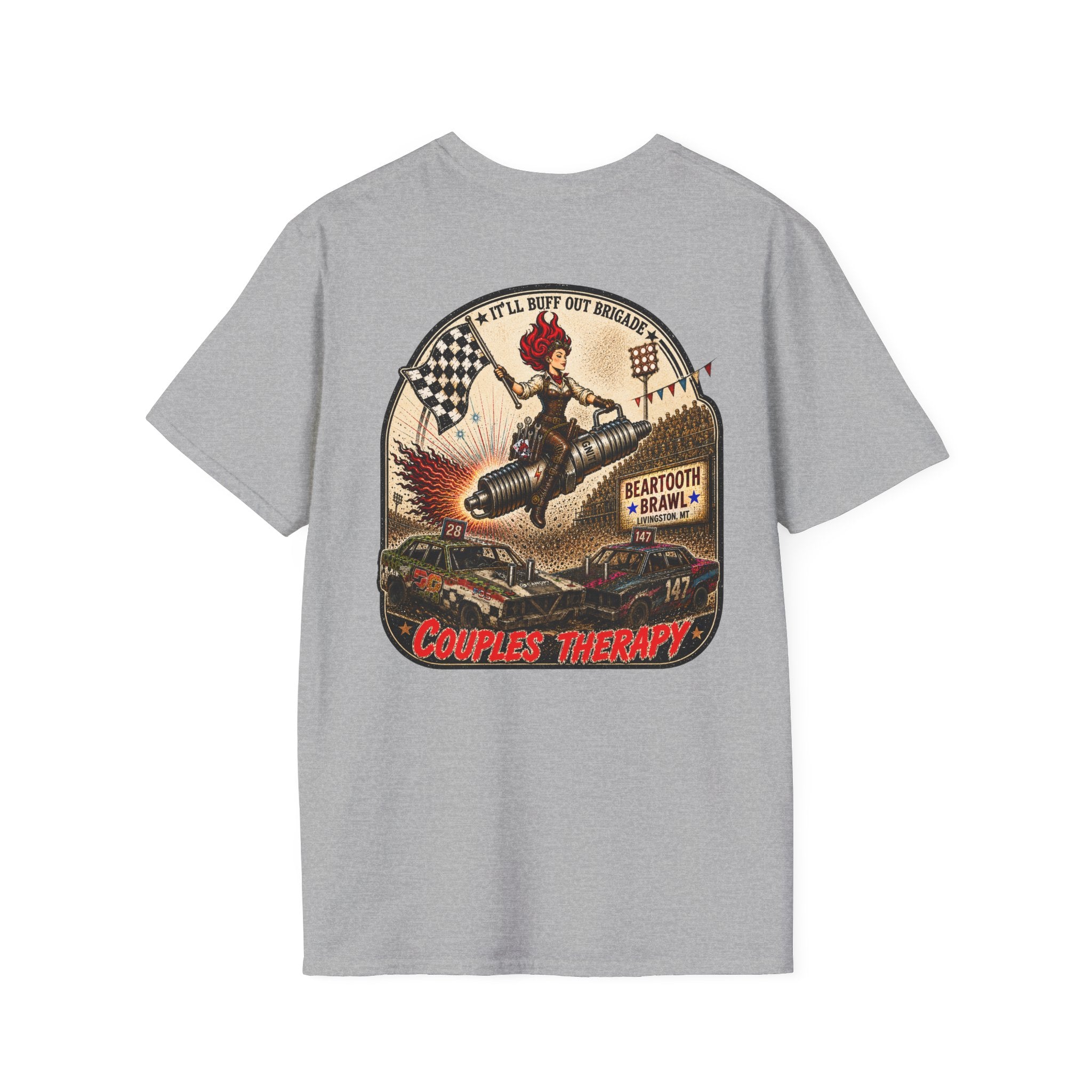 "Go Fast Don't Die" Derby Graphic T