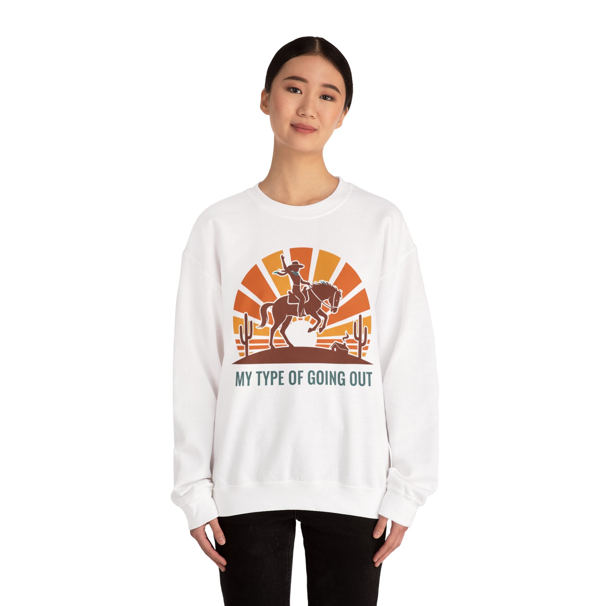 "My Type of Going Out" Crew Neck | Sweater