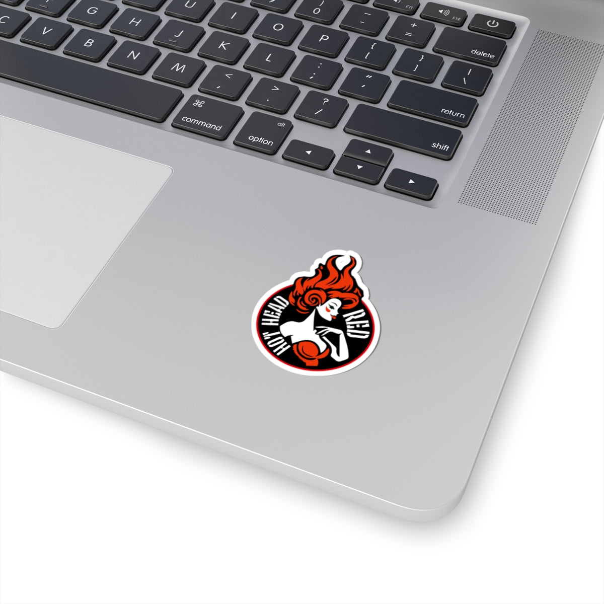Hot Head Red Kiss-Cut Sticker