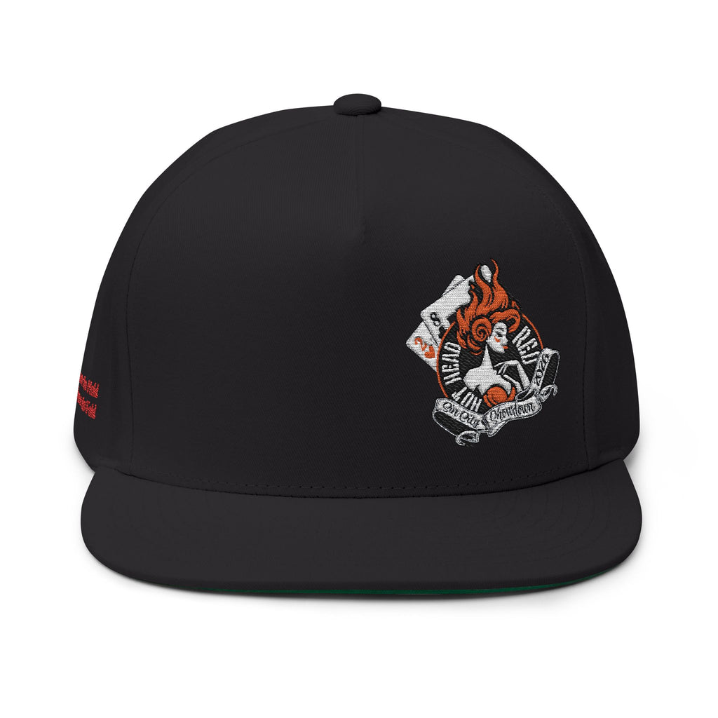 Embroidered HHR Sin City Flat Bill Cap