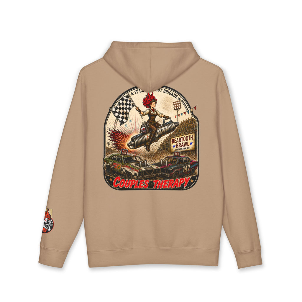 Hot Head Red Vintage "Go Fast Don't Die" Hoodie