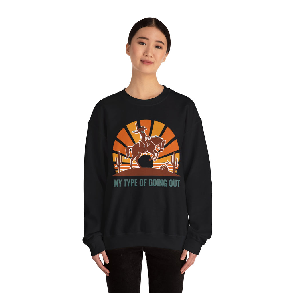 "My Type of Going Out" Crew Neck | Sweater