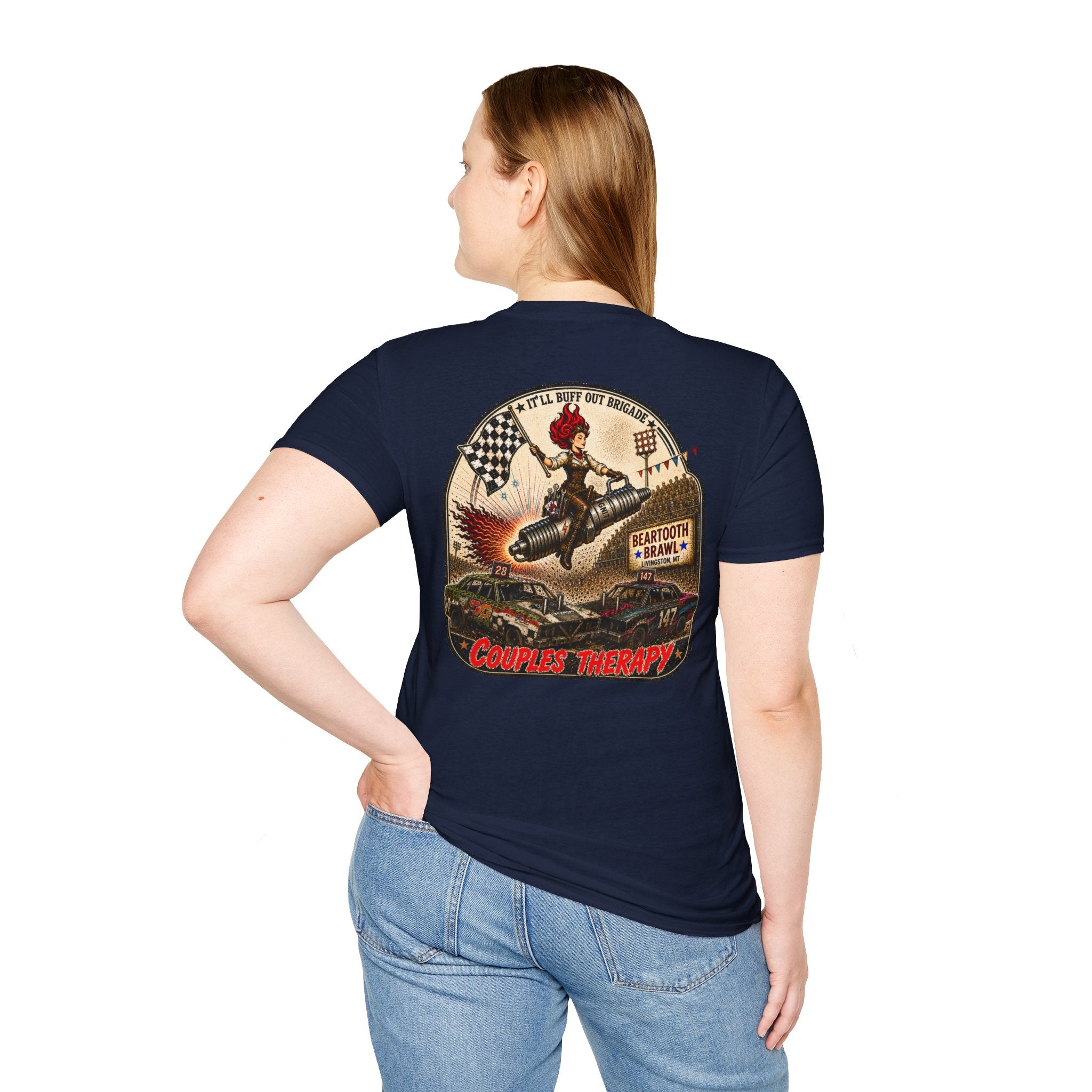 "Go Fast Don't Die" Derby Graphic T