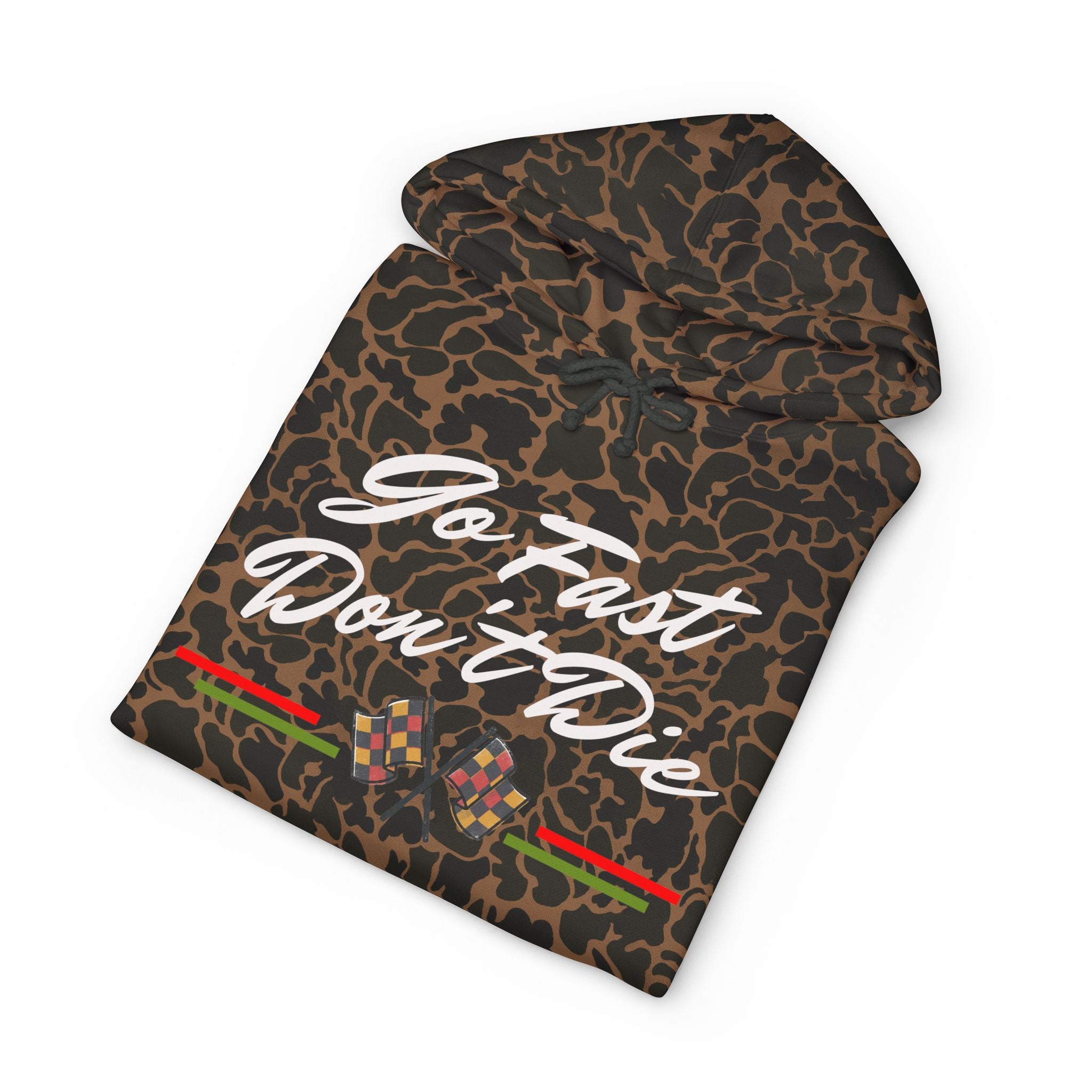 Hot Head Red Vintage "Go Fast Don't Die" Hoodie