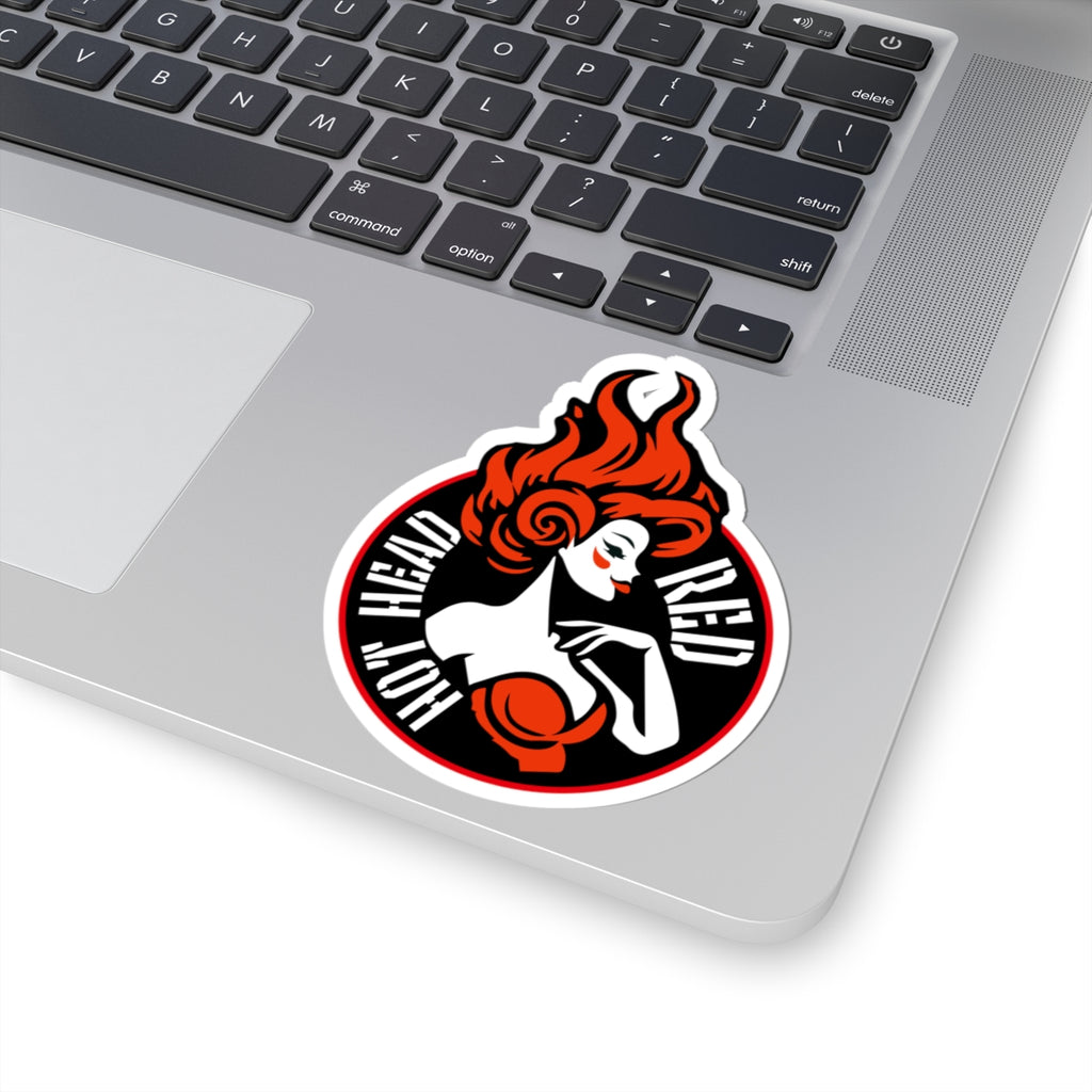 Hot Head Red Kiss-Cut Sticker