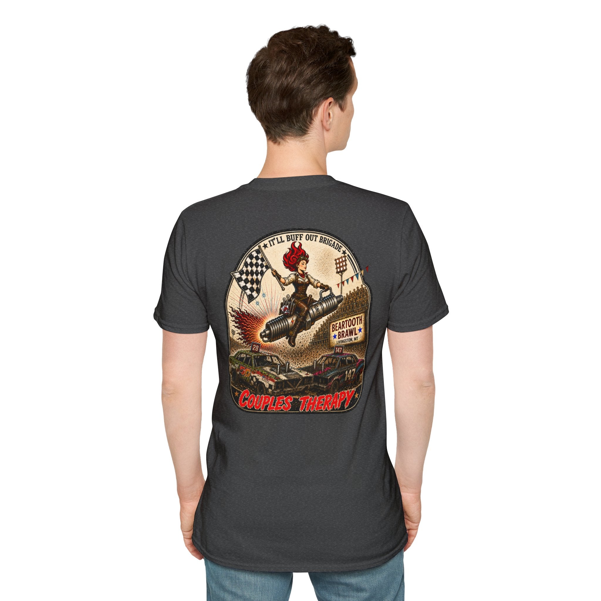 "Go Fast Don't Die" Derby Graphic T