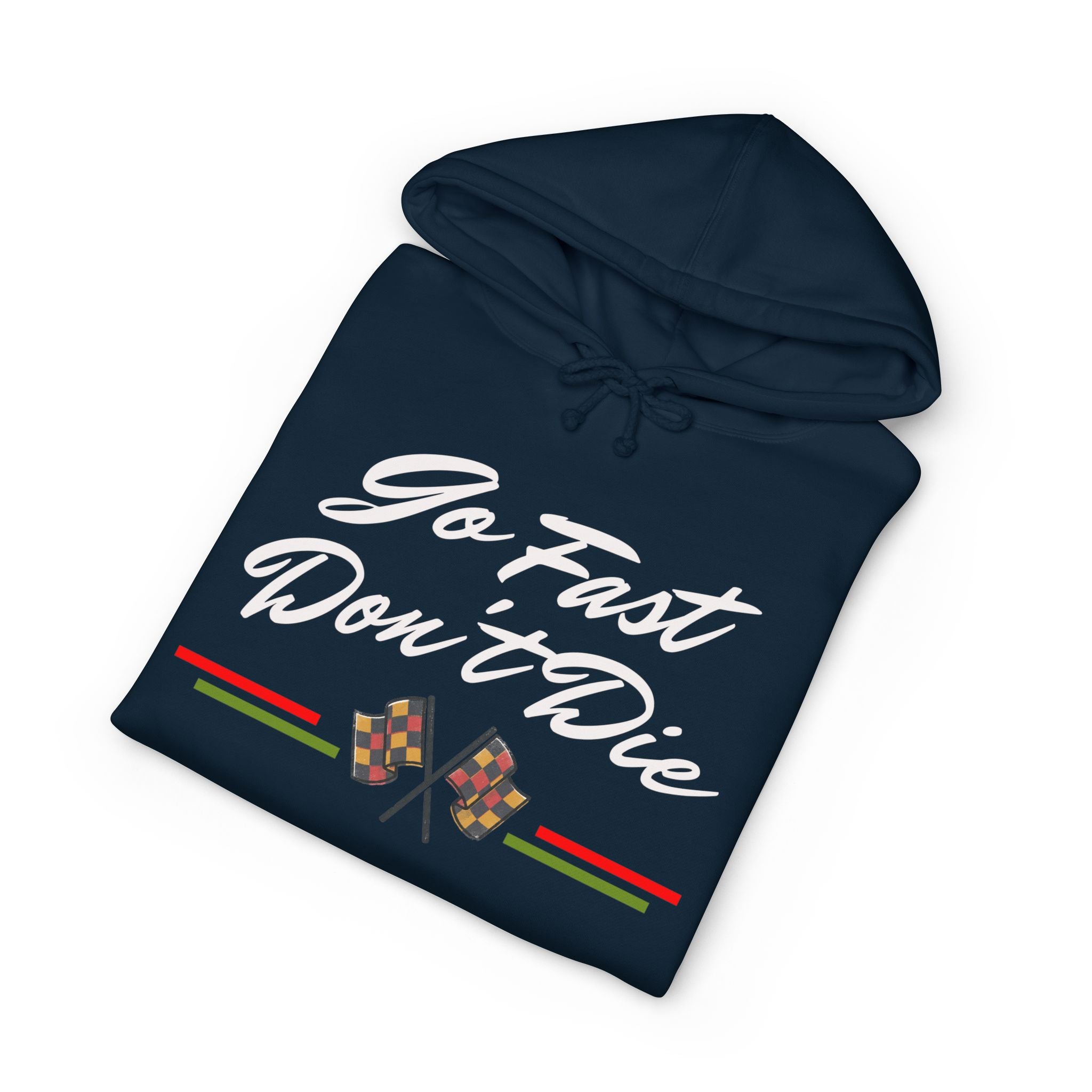 Hot Head Red Vintage "Go Fast Don't Die" Hoodie