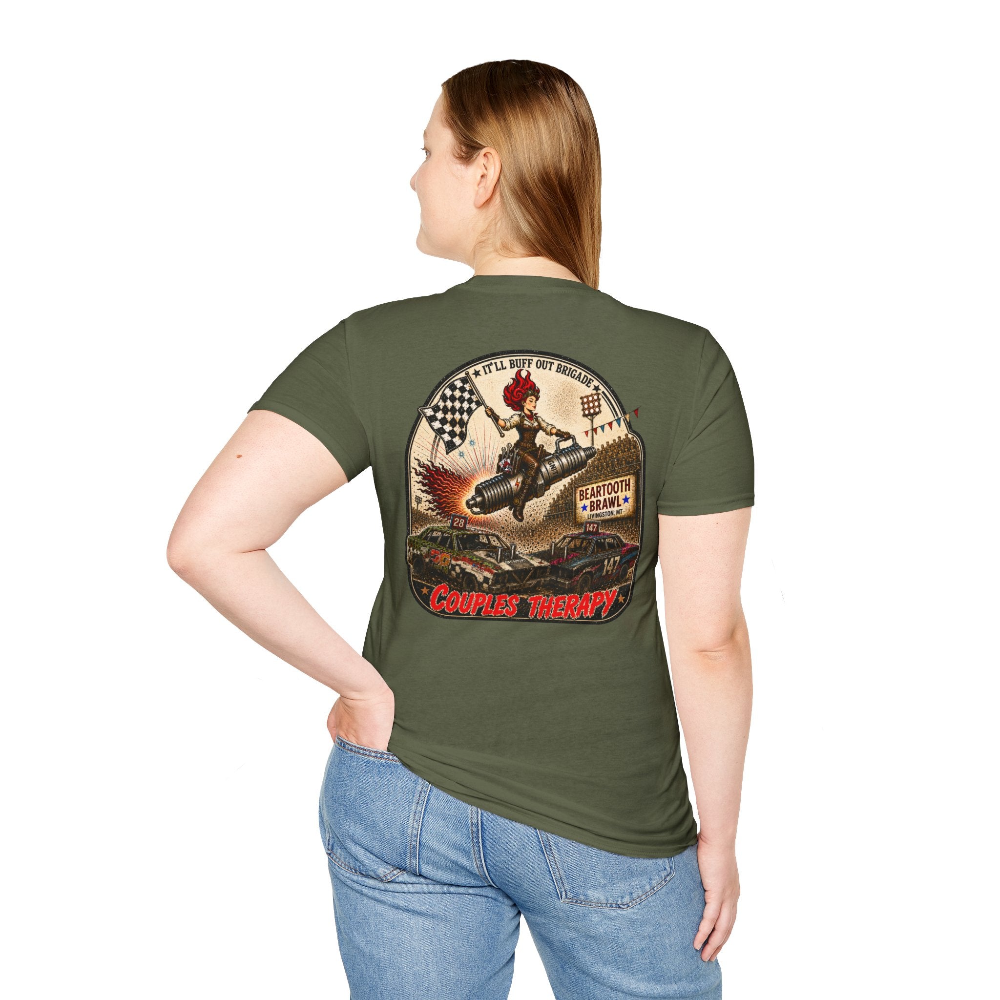 "Go Fast Don't Die" Derby Graphic T