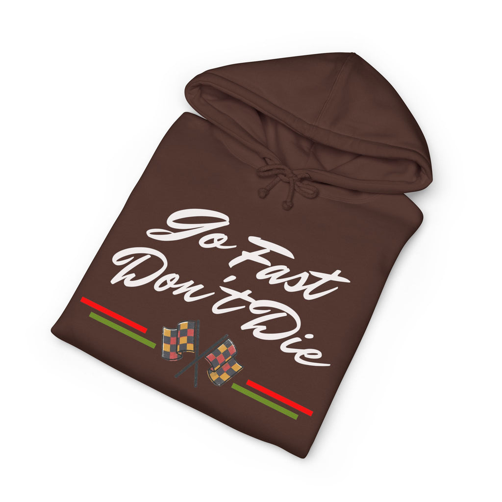 Hot Head Red Vintage "Go Fast Don't Die" Hoodie
