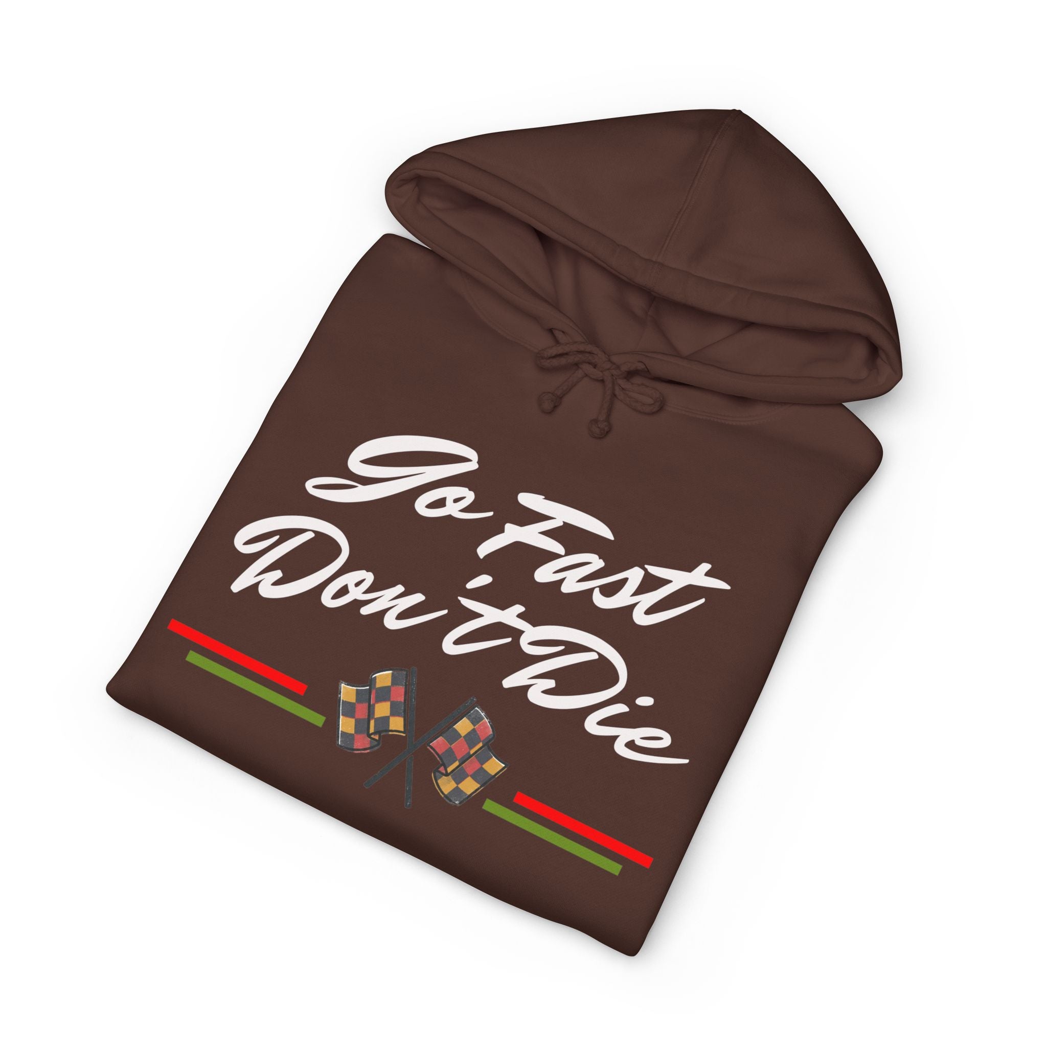 Hot Head Red Vintage "Go Fast Don't Die" Hoodie