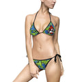 Hot Head Graffiti Triangle Bikini — Women's Tie-Side Swimsuit