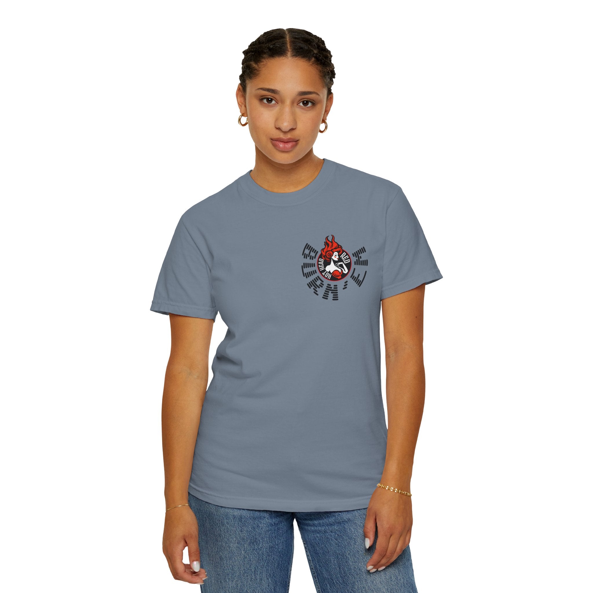 Burn'em If You’ve Got'em — Retro Sketch Pinup Car Racing T-Shirt