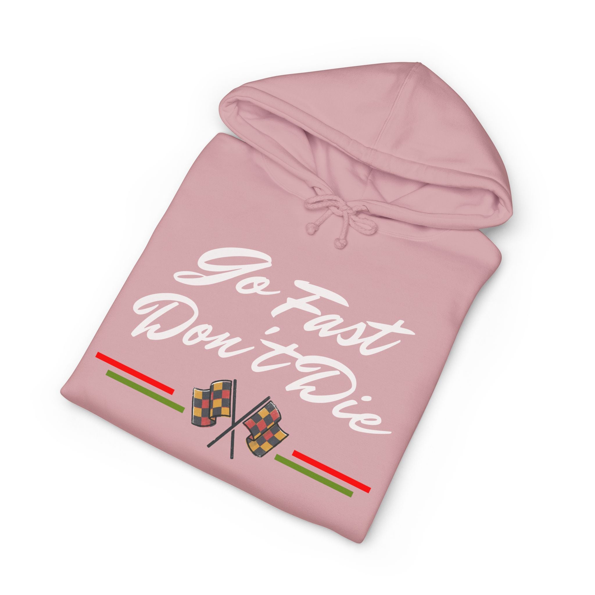 Hot Head Red Vintage "Go Fast Don't Die" Hoodie